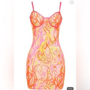 Graphic Camisole Mini dress